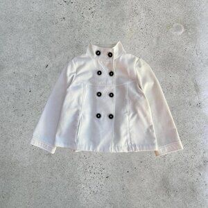 white pea coat